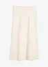Pletená midi sukně z měkké viskózové směsi, bonprix