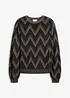 Svetr z jemné pleteniny se třpytivým efektem, bonprix