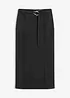 Midi sukně z viskózové směsi, bonprix