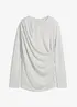 Tričko s dlouhým rukávem a nařasením, bonprix