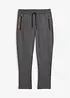 Joggingové kalhoty s praktickými kapsami na zip, z organické bavlny, bonprix