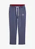 Joggingové kalhoty se sportovními detaily, z čisté bavlny, bonprix