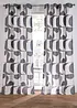 Záclona s grafickým potiskem, z recyklovaného polyesteru (1 ks v balení), bonprix