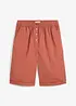 Bermudy z materiálu papertouch z bavlněné směsi, bonprix