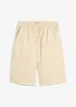 Bermudy z materiálu papertouch z bavlněné směsi, bonprix