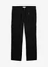 Cargo kalhoty z robustní čisté bavlny, Relaxed Fit, Straight, bonprix