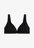 Vyztužená podprsenka bez kostic, s měkkým žebrovaným materiálem, bonprix