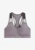 Sportovní podprsenka se střední oporou a lehkým leskem, bonprix