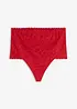 Stahovací tanga se srdíčkovou krajkou, střední tvarující efekt, bonprix