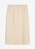Midi sukně z měkkého materiálu scuba, bonprix