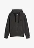 Mikina na zapínání, s kapucí, v sepraném vzhledu, bonprix
