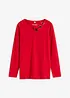 Triko s dlouhým rukávem a kroužky, bonprix