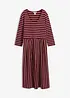 Šaty z bavlněného žerzeje, midi délka, bonprix