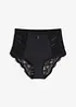Stahovací kalhotky s krajkou, střední tvarující efekt, bonprix