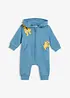 Mikinový overal z čisté organické bavlny, bonprix