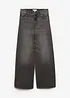 Džíny Wide Leg, Mid Waist, bonprix