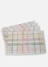 Prostírání s kostkovaným vzorem (4 ks v balení), bonprix