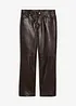 Kožené kalhoty z jehněčí kůže napa, bonprix