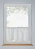 Vitrážková záclona s výšivkou, organická bavlna, bonprix