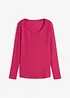 Tričko s dlouhým rukávem, z čisté organické bavlny, bonprix