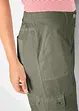 Bavlněné cargo džíny, Mid Waist, bonprix