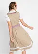 Dirndl se zástěrou, délka ke kolenům, bonprix