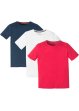 Základní triko pro chlapce (3 ks v balení), bpc bonprix collection