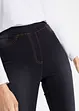 High Waist jeggings, ealstické, s termo funkcí, pohodlná pasovka, bonprix