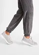 Joggingové kalhoty s náplety, bonprix