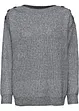 Oversize svetr s knoflíky, bonprix