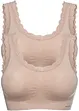 Bezešvý podprsenkový top Feel Comfort (2 ks v balení), bonprix