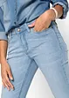 Bootcut džíny Mid Waist, strečové, bonprix