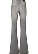 Bootcut džíny Mid Waist, strečové, bonprix