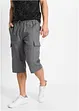 Cargo bermudy se lnem, Regular Fit, bonprix
