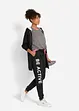 Joggingové kalhoty z bavlny s potiskem, Loose Fit, bonprix