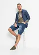 Džínové Cargo bermudy, Relaxed Fit, bonprix