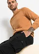 Cargo kalhoty Regular Fit z čisté bavlny, Straight, bonprix