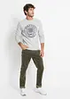 Strečové manšestrové kalhoty v pohodlném střihu, Slim Fit, bonprix