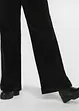 Široké strečové manšestrové kalhoty, High Waist, bonprix