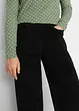 Široké strečové manšestrové kalhoty, High Waist, bonprix