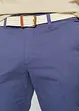 Chino kalhoty s pohodlným pasem a opaskem, Regular Fit, Straight, bonprix