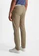 Strečové chino kalhoty s opaskem, Regular Fit, Straight, bonprix