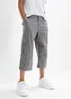 3/4 kalhoty z čisté bavlny, Loose Fit, bonprix