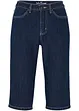 Džínové bermudy Slim Fit, High Waist, ke kolenům, bonprix