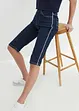 Džínové bermudy Slim Fit, High Waist, ke kolenům, bonprix