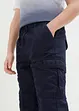 Cargo bermudy bez zapínání, z čisté bavlny, Regular Fit, bonprix