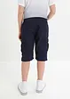 Cargo bermudy bez zapínání, z čisté bavlny, Regular Fit, bonprix
