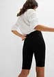 Krátké legíny z žebrovaného žerzeje, High Waist, bonprix