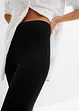 Krátké legíny z žebrovaného žerzeje, High Waist, bonprix