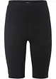 Krátké legíny z žebrovaného žerzeje, High Waist, bonprix